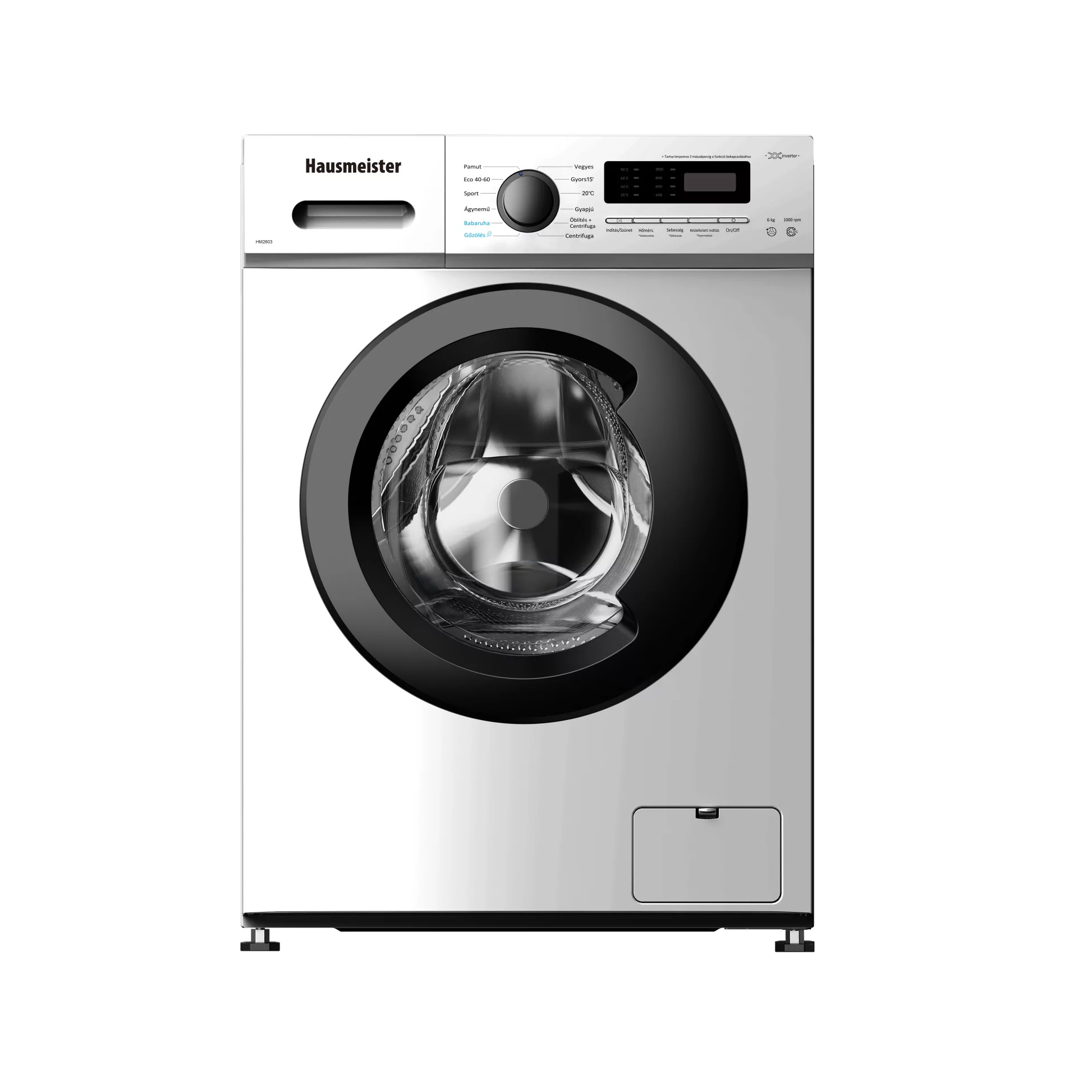 Hausmeister HM 2603 - Elöltöltős mosógép Hausmeister HM 2603 - Elöltöltős mosógép
